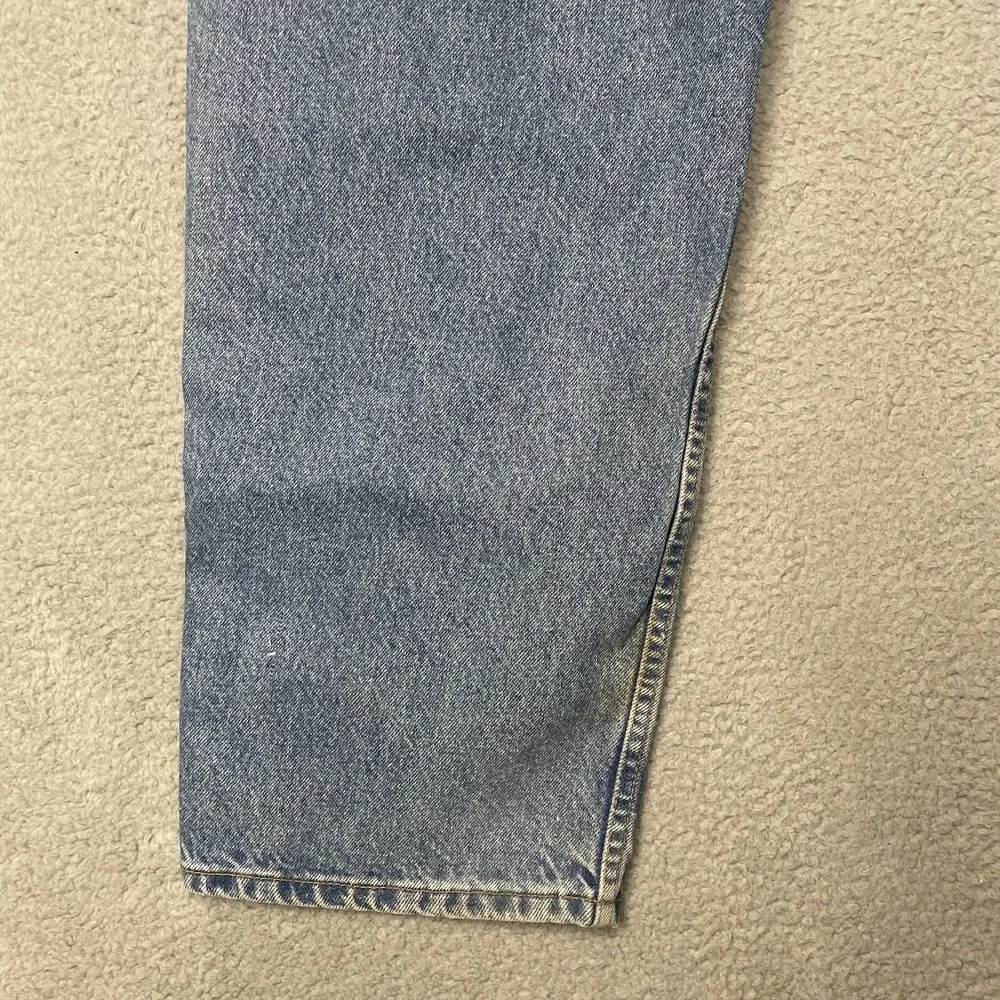 Vintage Levi's 468 Jeans Mens 42x30 Light Blue Relaxed Straight Denim Pants VTG